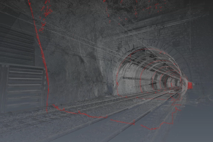 Foto nuvola di punti galleria di Geodesis Srl, studio di rilievi topografici Roma