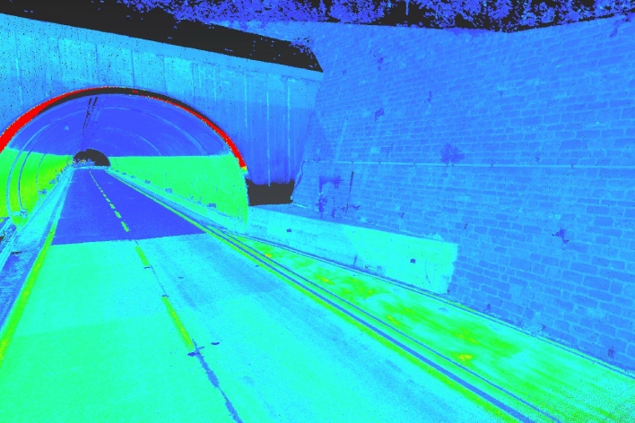 Foto nuvola di punti galleria di Geodesis Srl, studio di rilievi topografici Roma