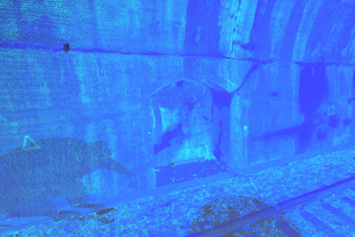 Foto nuvola di punti galleria di Geodesis Srl, studio di rilievi topografici Roma