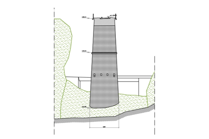 Foto prospetto ponte di Geodesis Srl, studio di rilievi topografici Roma